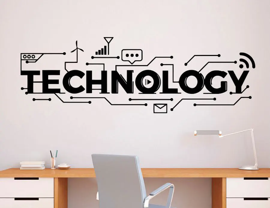 Interior Design Education - Công Nghệ Khắc Chữ Decal Dán