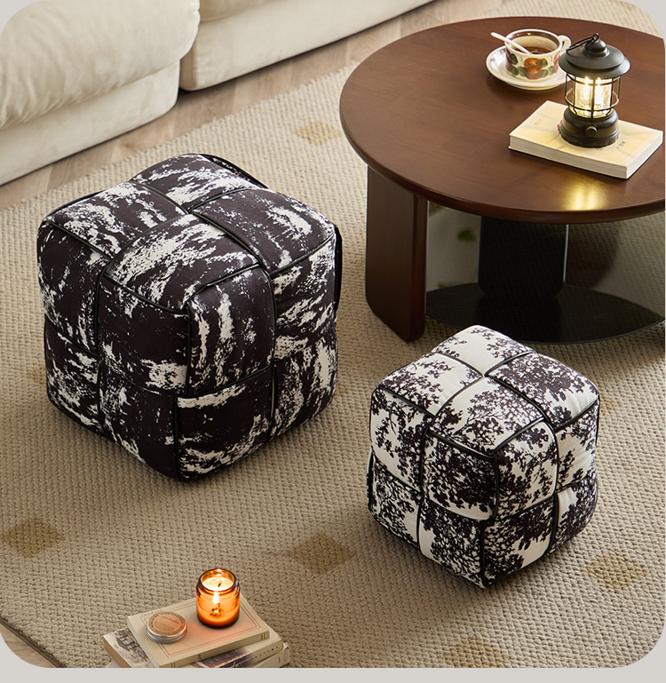 Interior Design Luxury House - Interior cloth Footrest vanity chair living