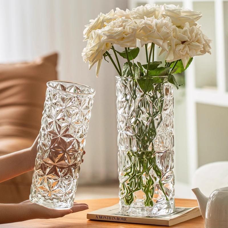 Interior Design Elegant - Crystal-Like Acrylic Vase- Elegant Home Decor