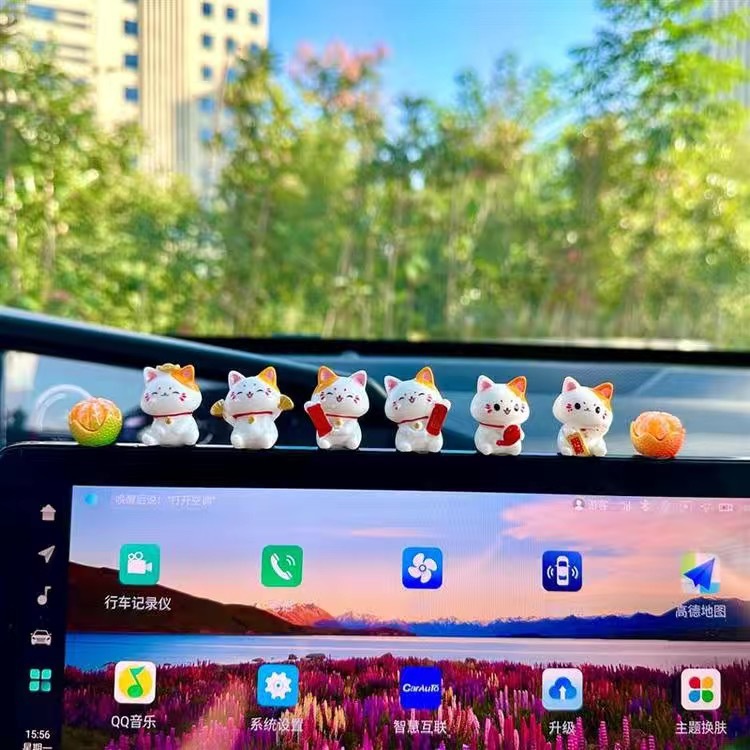 Car Japanese Lucky Cat Ornamen - đánh giá và giá Interior Design Japan