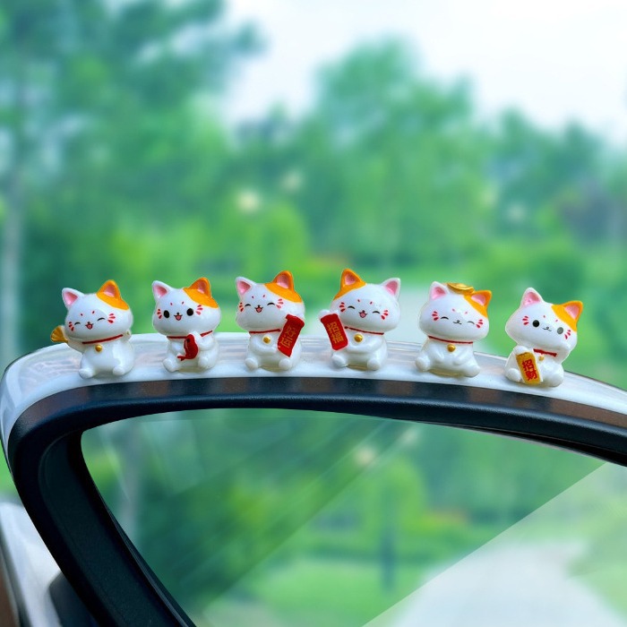 Car Japanese Lucky Cat Ornamen - đánh giá và giá Interior Design Japan