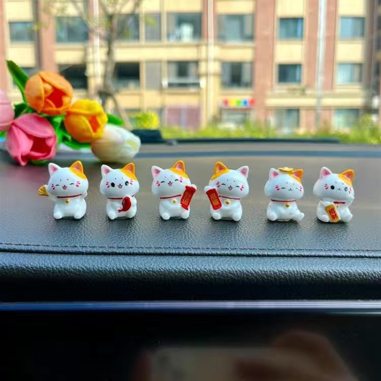 Car Japanese Lucky Cat Ornamen - đánh giá và giá Interior Design Japan
