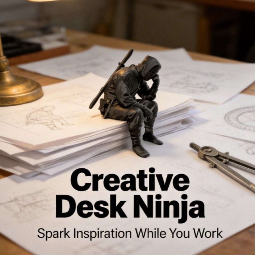 Japanese Seated Ninja Figurine - đánh giá và giá Interior Design Japan