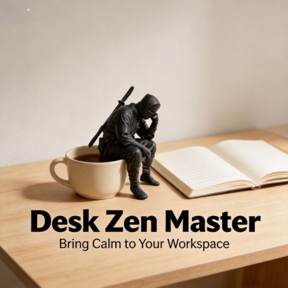 Japanese Seated Ninja Figurine - đánh giá và giá Interior Design Japan