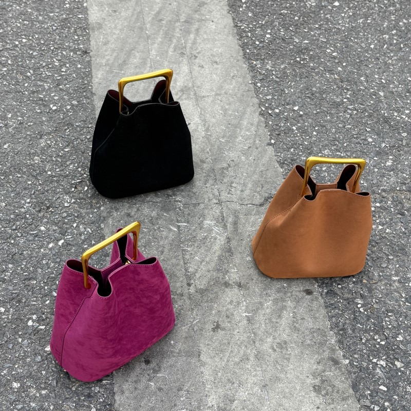 Luxury Suede Bucket Bag Women  - đánh giá và giá Interior Design Elegant