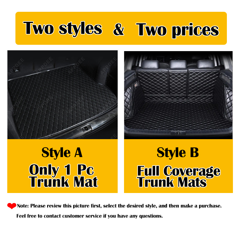 Auto Full Coverage Trunk Mat F - đánh giá và giá Interior Design Ai