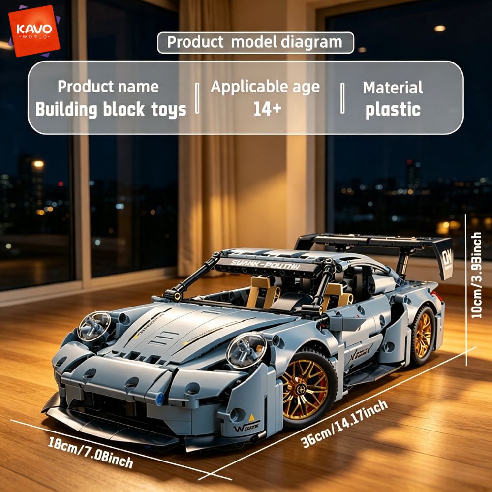 KAVOWORLD 973pcs Cool Toys Bui - đánh giá và giá Interior Design Education