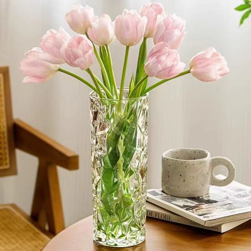Crystal-Like Acrylic Vase- Ele - đánh giá và giá Interior Design Elegant